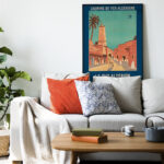 Affiche vintage Algérie collection Dzeco Art