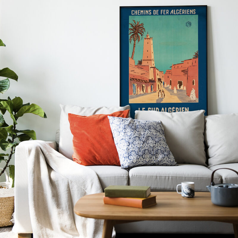 Affiche vintage Algérie collection Dzeco Art