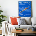 Affiche vintage Algérie France collection Dzeco Art