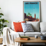 Affiche vintage Algérie France collection Dzeco Art