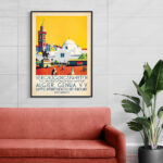 Affiche vintage Algérie collection Dzeco Art