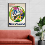 Affiche vintage Algérie USA collection Dzeco Art