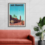 Affiche vintage Algérie France collection Dzeco Art