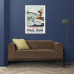 Affiche vintage Algérie collection Dzeco Art