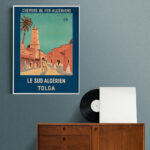 Affiche vintage Algérie collection Dzeco Art