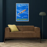 Affiche vintage Algérie France collection Dzeco Art