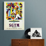 Affiche vintage Algérie Marseille collection Dzeco Art