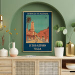 Affiche vintage Algérie TOLGA collection Dzeco Art