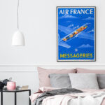 Affiche vintage Algérie France collection Dzeco Art