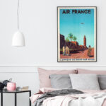 Affiche vintage Algérie France collection Dzeco Art