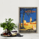 Affiche vintage Algérie collection Dzeco Art