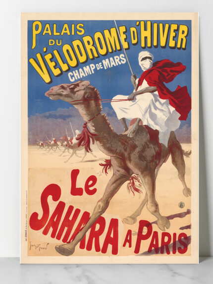 Affiche vintage Algérie collection Dzeco Art