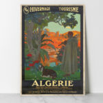 Affiche vintage Algérie collection Dzeco Art