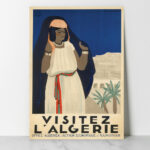 Affiche vintage Algérie collection Dzeco Art