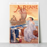 Affiche vintage Algérie Paris collection Dzeco Art