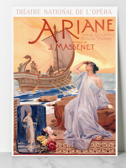 Affiche vintage Algérie Paris collection Dzeco Art