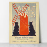 Affiche vintage Algérie Paris collection Dzeco Art