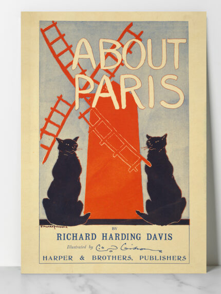 Affiche vintage Algérie Paris collection Dzeco Art