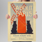 Affiche vintage Algérie Paris collection Dzeco Art