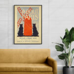 Affiche vintage Algérie Paris collection Dzeco Art