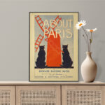 Affiche vintage Algérie Paris collection Dzeco Art