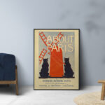 Affiche vintage Algérie Paris collection Dzeco Art