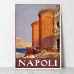 Affiche vintage Algérie Napoli collection Dzeco Art