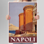 Affiche vintage Algérie Napoli collection Dzeco Art
