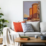 Affiche vintage Algérie Napoli collection Dzeco Art