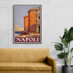 Affiche vintage Algérie Napoli collection Dzeco Art