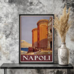 Affiche vintage Algérie Napoli collection Dzeco Art