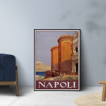 Affiche vintage Algérie Napoli collection Dzeco Art