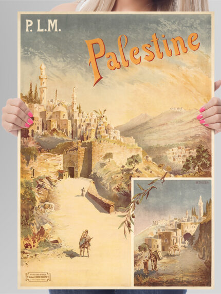 Affiche vintage Algérie Palestine collection Dzeco Art