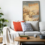 Affiche vintage Algérie Palestine collection Dzeco Art