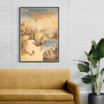 Affiche vintage Algérie Palestine collection Dzeco Art