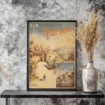 Affiche vintage Algérie Palestine collection Dzeco Art