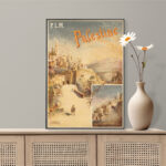 Affiche vintage Algérie Palesetine collection Dzeco Art