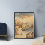 Affiche vintage Algérie Palesetine collection Dzeco Art