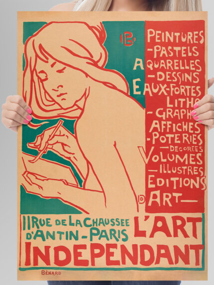 Affiche vintage Algérie Paris collection Dzeco Art