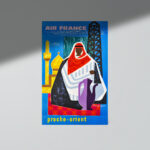 Affiche vintage Algérie France collection Dzeco Art