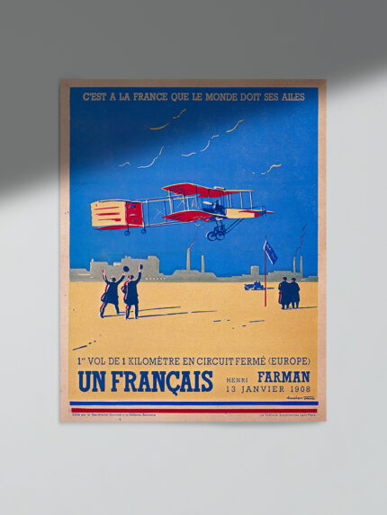 Affiche vintage Algérie France collection Dzeco Art