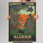 Affiche vintage Algérie collection Dzeco Art