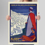 Affiche vintage Algérie collection Dzeco Art