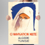 Affiche vintage Algérie collection Dzeco Art