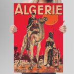 Affiche vintage Algérie collection Dzeco Art
