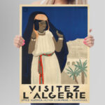 Affiche vintage Algérie collection Dzeco Art