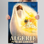 Affiche vintage Algérie collection Dzeco Art