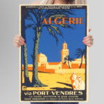 Affiche vintage Algérie collection Dzeco Art