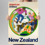 Affiche vintage Algérie USA collection Dzeco Art