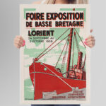 Affiche vintage Algérie Lorient collection Dzeco Art